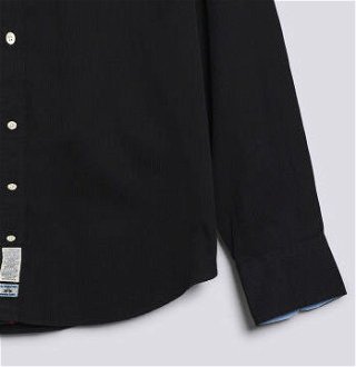 Košeľa La Martina Man Shirt L/S Striped Dobby Čierna L 9