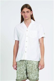 Košeľa La Martina Man S/S Shirt Cotton Jaquard Biela Xl