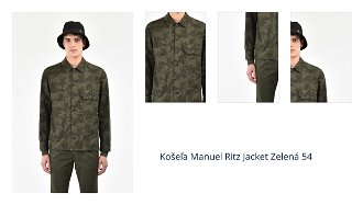 Košeľa Manuel Ritz Jacket Zelená 54 1