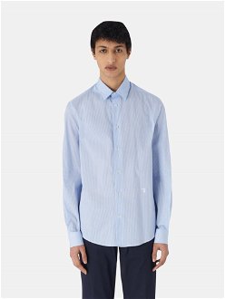Košeľa Trussardi Shirt Italian Collar Geometric Print Modrá 41