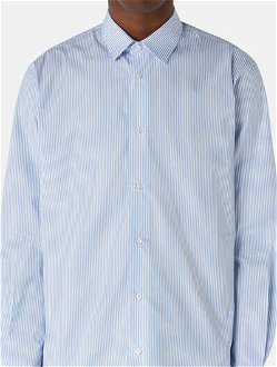 Košeľa Trussardi Shirt Italian Collar Popeline Stripes Modrá 42 5