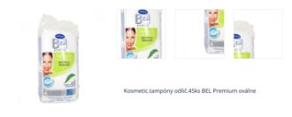 Kosmetic.tampóny odlič.45ks BEL Premium oválne 1