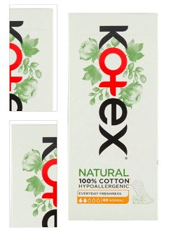 KOTEX Natural Slipové vložky Normal 40 kusov 4