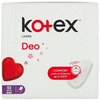 KOTEX Liners Super Deo 52 ks 2