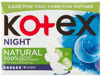 KOTEX NATURAL Night 6 ks 2