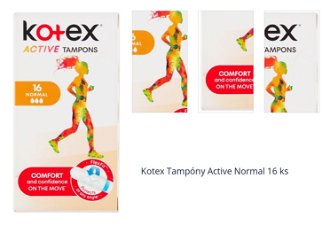 Kotex Tampóny Active Normal 16 ks 1