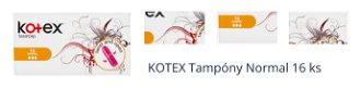 KOTEX Tampóny Normal 16 ks 1