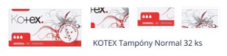 KOTEX Tampóny Normal 32 ks 1