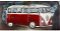 Kovový obraz na stenu Červený Volkswagen 80x40 cm, vintage%