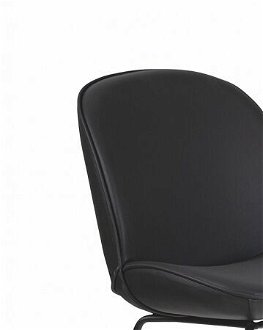 Koženková stolička falko - čierna 6