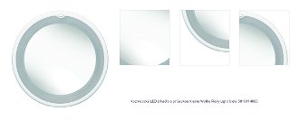 Kozmetické LED zrkadlo s prísavkou Kleine Wolke Flexy Light biela 5819114886 1