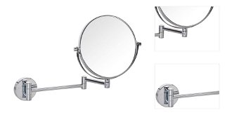 Kozmetické zrkadielko Bemeta 23x31 cm chróm 112201512 3