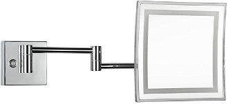 Kozmetické zrkadielko Bemeta s osvetlením chróm 116301812