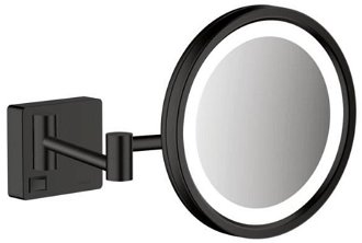 Kozmetické zrkadielko Hansgrohe AddStoris sklopné vo farbe matná čierna 41790670 2