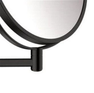 Kozmetické zrkadielko Hansgrohe AddStoris sklopné vo farbe matná čierna 41791670 9
