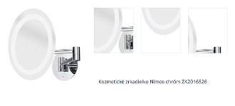Kozmetické zrkadielko Nimco chróm ZK2016526 1