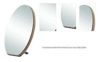 Kozmetické zrkadlo Kleine Wolke Clever natur 5883202886 1