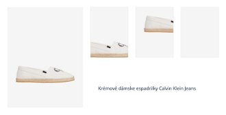 Krémové dámske espadrilky Calvin Klein Jeans 1