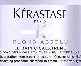 Krémový šampón pre zosvetlené blond vlasy Kérastase Blond Absolu Bain Cicaextreme - 250 ml + DARČEK ZADARMO 5