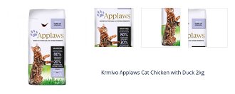 Krmivo Applaws Cat Chicken with Duck 2kg 1