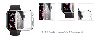 Kryt Devia Dazzle Series pre Apple Watch 4 44mm, transparentný 1