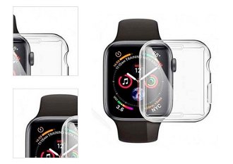 Kryt Devia Dazzle Series pre Apple Watch 4 44mm, transparentný 4