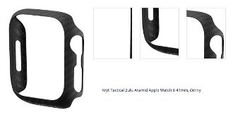 Kryt Tactical Zulu Aramid Apple Watch 8 41mm, čierny 1