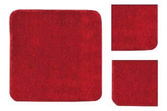 Kúpeľňová predložka Optima 55x55 cm červená PRED301 3