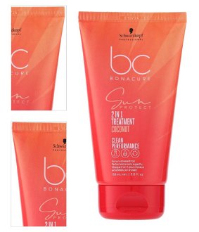 Kúra 2v1 pre slnkom zaťažované vlasy Schwarzkopf Professional BC Bonacure Sun Protect - 150 ml (2781587) + darček zadarmo 4