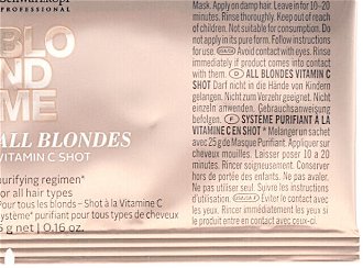Kúra s vitamínom C pre blond vlasy Schwarzkopf Professional All Blondes Vitamin C Shot - 5 x 5 g (2632010) + darček zadarmo 9