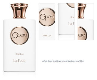 La Fede Opera Rose l'Or parfumovaná voda pre ženy 100 ml 1