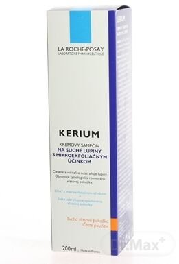 La Roche-Posay Kerium Krémový šampón na vlasy Na Suché Lupiny 200 Ml