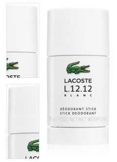 Lacoste Eau de Lacoste L.12.12 Blanc deostick pre mužov 70 g 4