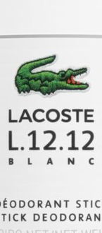 Lacoste Eau de Lacoste L.12.12 Blanc deostick pre mužov 70 g 5