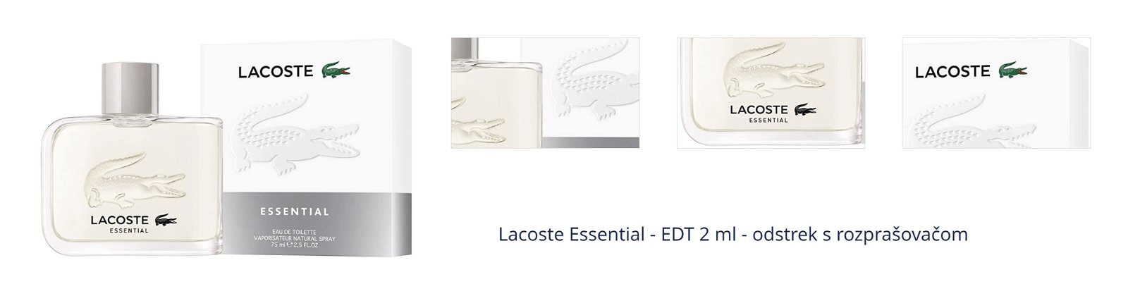 Lacoste Essential - EDT 2 ml - odstrek s rozprašovačom 1