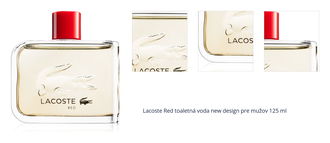 Lacoste Red toaletná voda new design pre mužov 125 ml 1