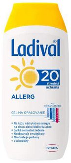 LADIVAL Allerg SPF 20 gél na opaľovanie 200 ml 2