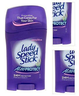 LADY SPEED STICK tuhý dezodorant  aloe sensitive 45 g 3