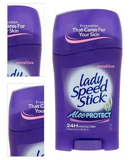 LADY SPEED STICK tuhý dezodorant  aloe sensitive 45 g 4