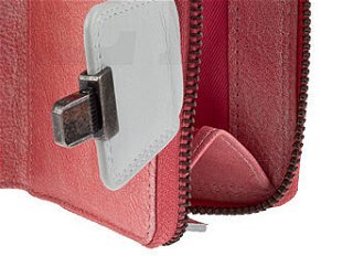 Lagen Dámska peňaženka kožená 4495 Ružová/Svetlo šedá 9