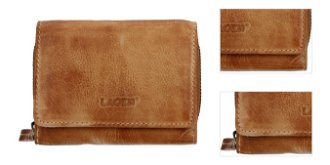 Lagen Dámska peňaženka kožená 4721/D Caramel 3