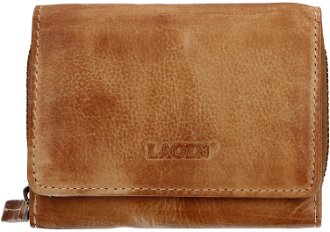 Lagen Dámska peňaženka kožená 4721/D Caramel
