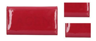 Lagen Dámska peňaženka kožená 50042 Červená 3