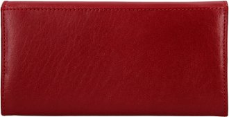Lagen Dámska peňaženka kožená 50452 Červená/Čierna