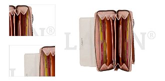 Lagen Dámska peňaženka kožená 786017 Oranžová/Béžová 4