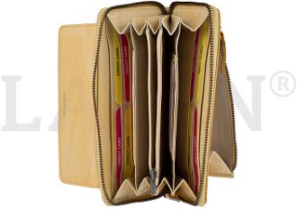 Lagen Dámska peňaženka kožená 786017 Žltá