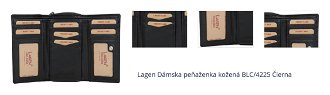 Lagen Dámska peňaženka kožená BLC/4225 Čierna 1