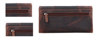 Lagen Dámska peňaženka kožená BLC/4226 Hnedá 4