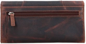 Lagen Dámska peňaženka kožená BLC/4226 Hnedá