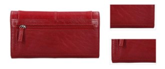Lagen Dámska peňaženka kožená BLC/4228 Červená/Červená 3